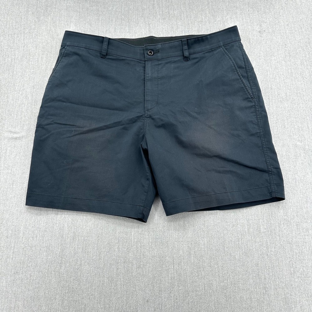 Nike Golf Shorts Mens 40 Black Dri-Fit Standard Fit Golf Chino Performance